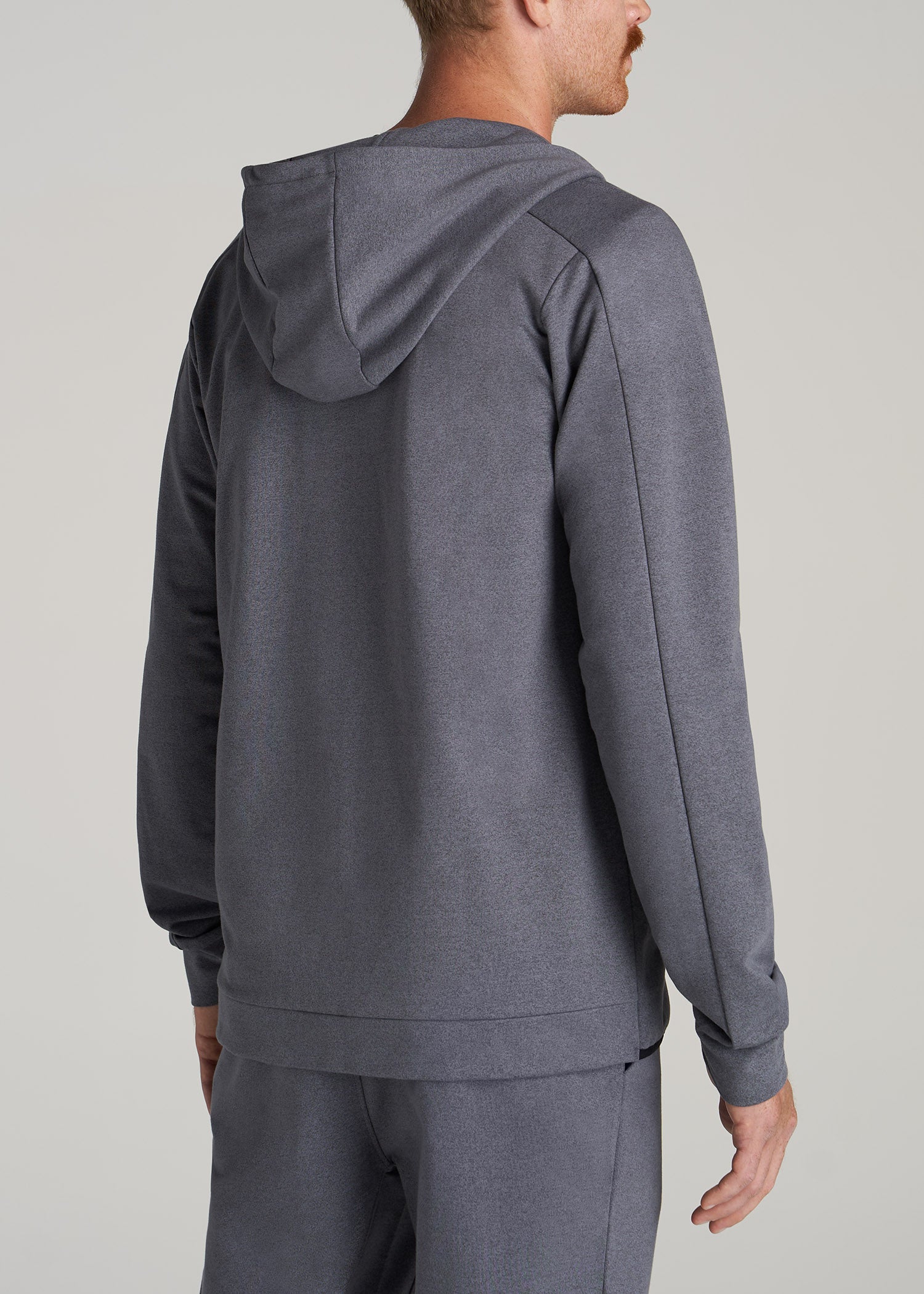 Nike Tall Tech Fleece full-zip hoodie in gray