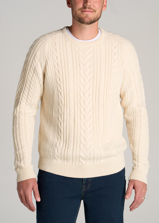     American-Tall-Men-Heavy-Cable-Knit-Sweater-Almond-front