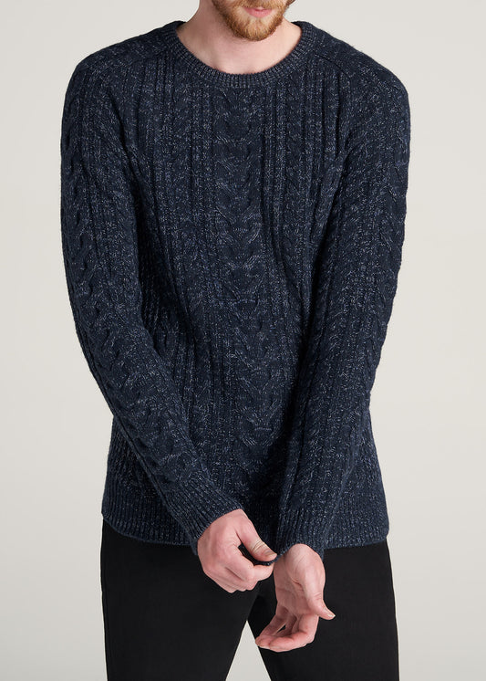 American-Tall-Men-HeavyCable-PulloverSweater-NavyBlue-front