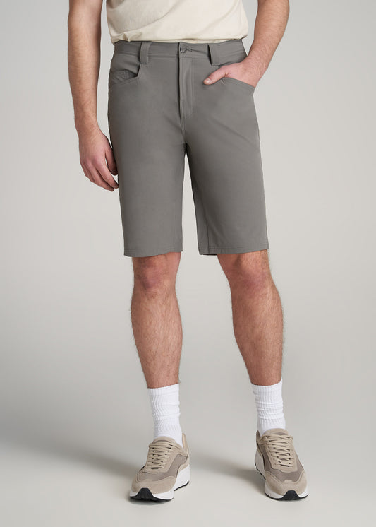       American-Tall-Men-Hiking-Shorts-MediumGrey-front