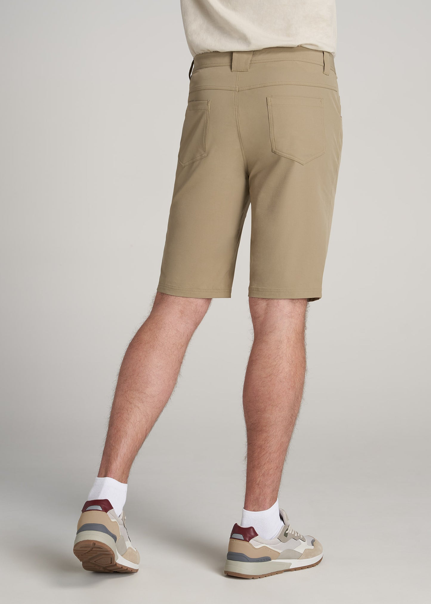 American-Tall-Men-Hiking-Shorts-Tan-back