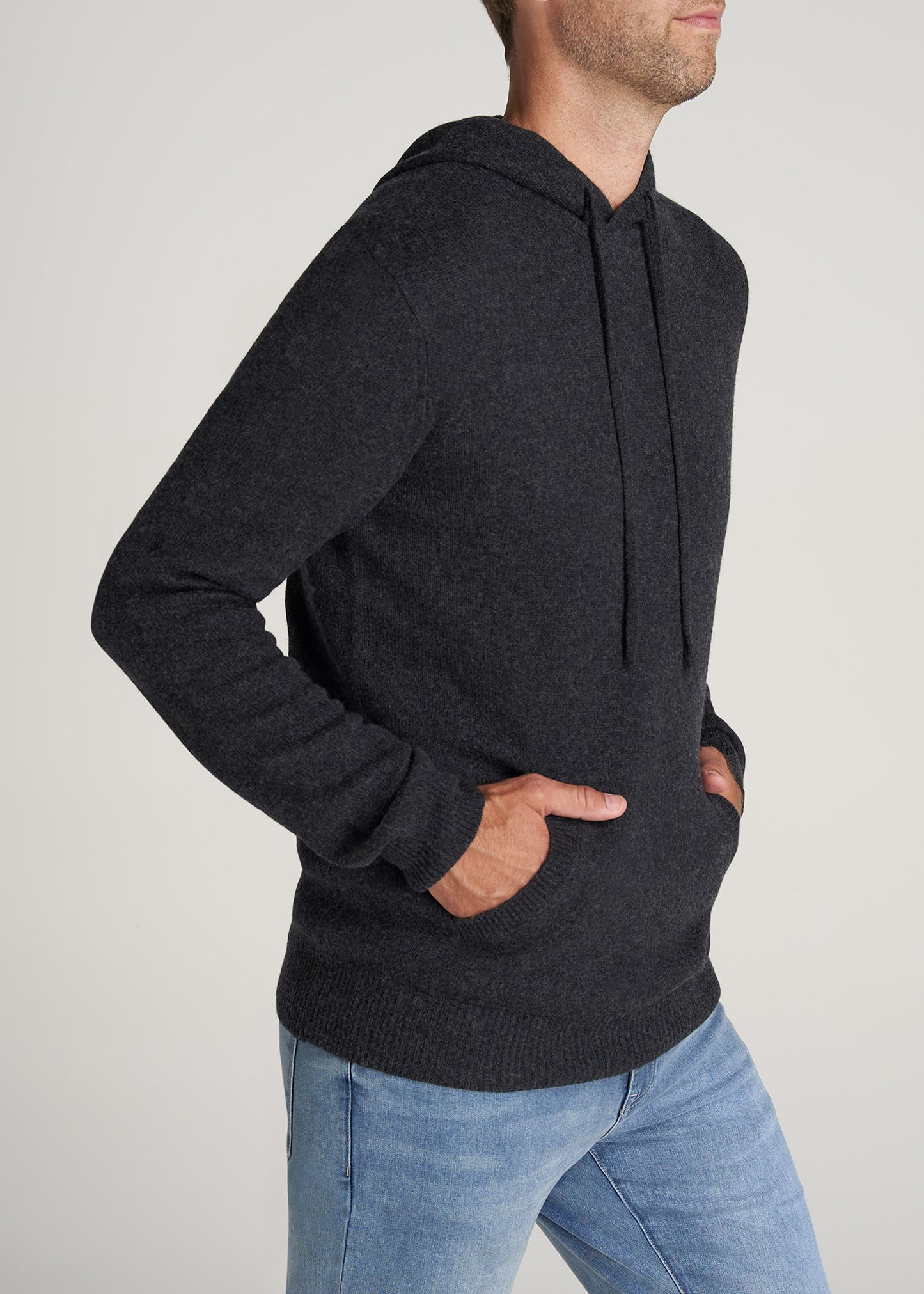 American-Tall-Men-Hooded-Sweater-Merino-CharcoalMix-side