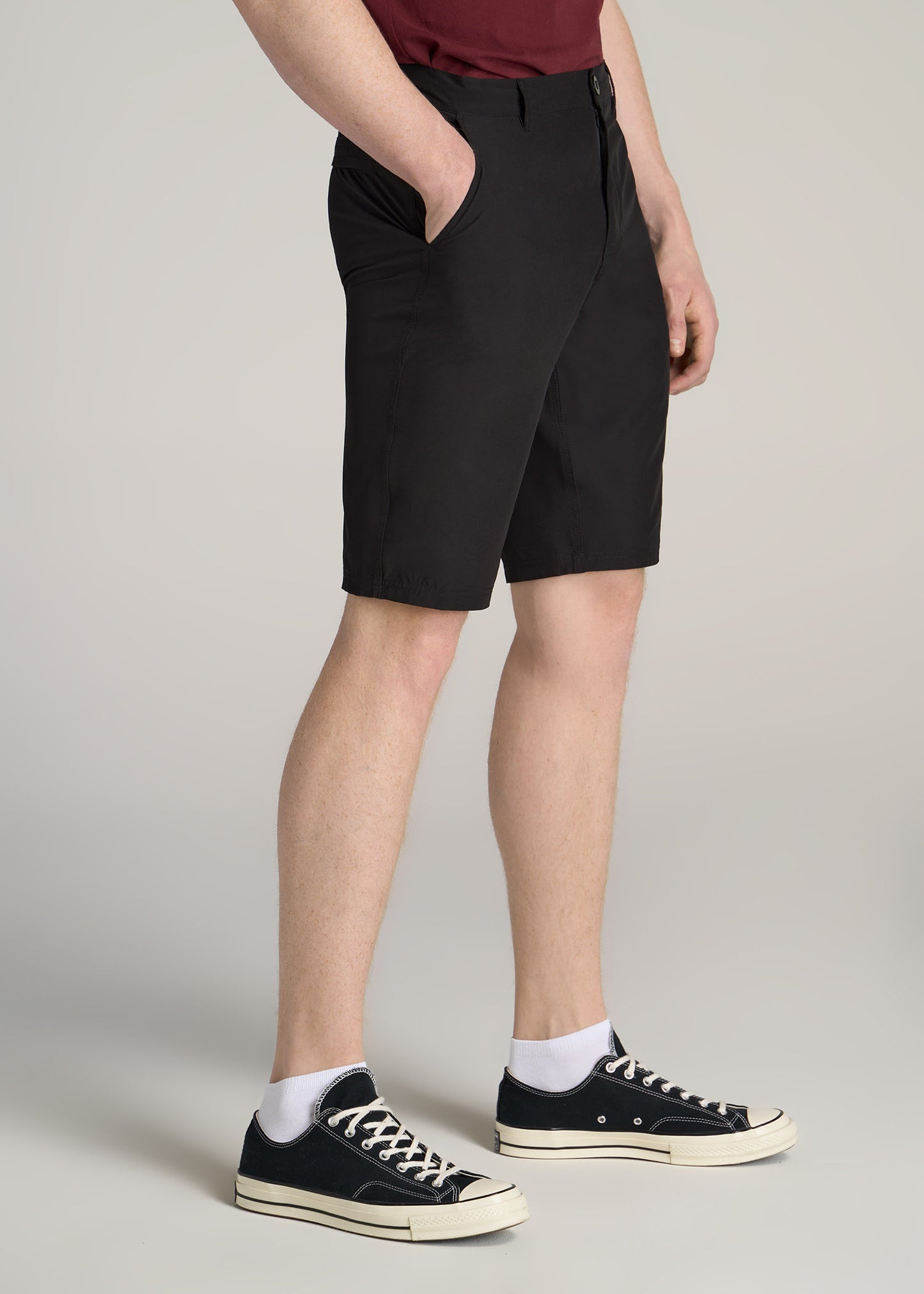 American-Tall-Men-Hybrid-Shorts-Shorts-Black-side