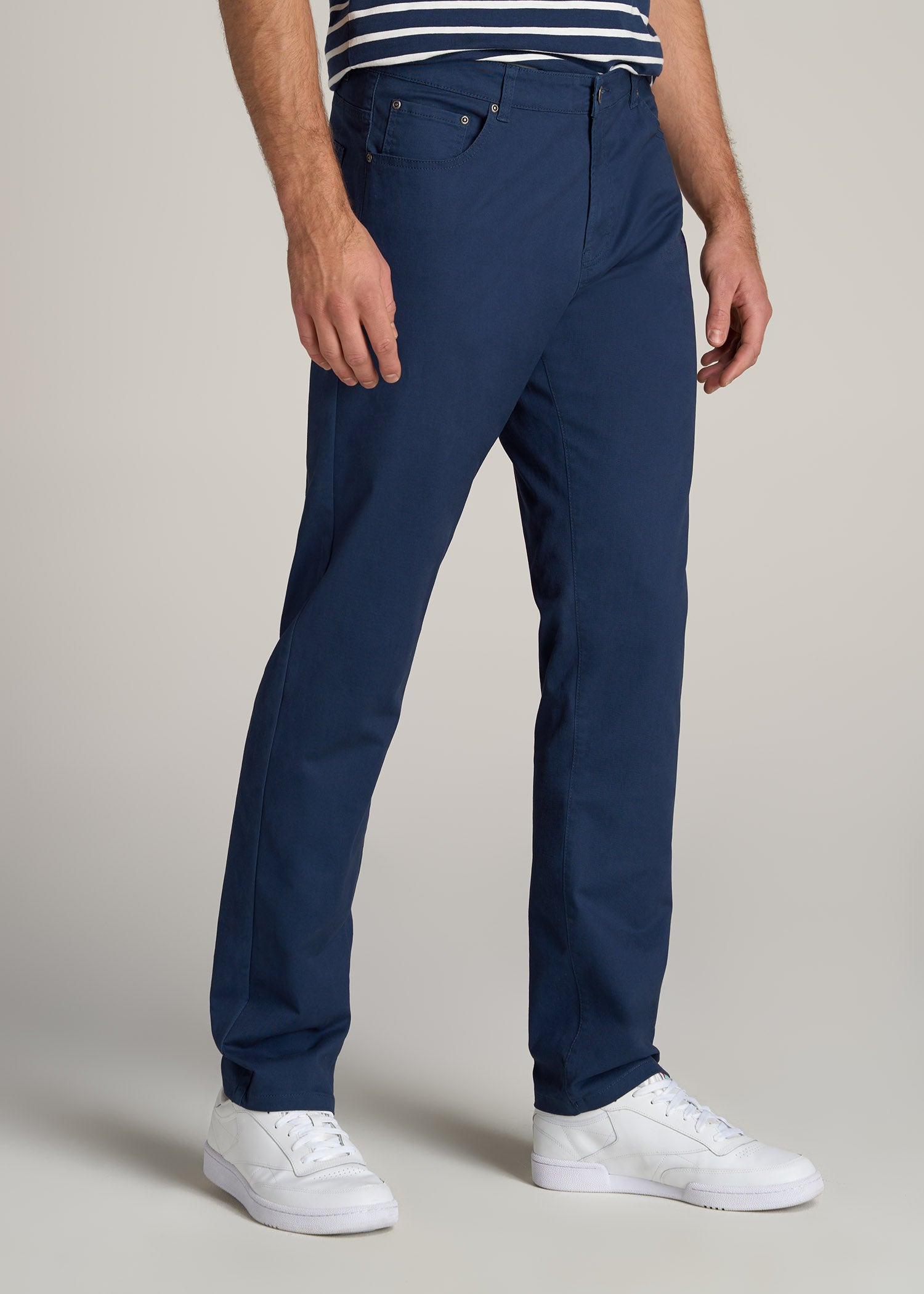 J1 Straight Leg Five-Pocket Pants For Tall Men Marine Navy | American Tall