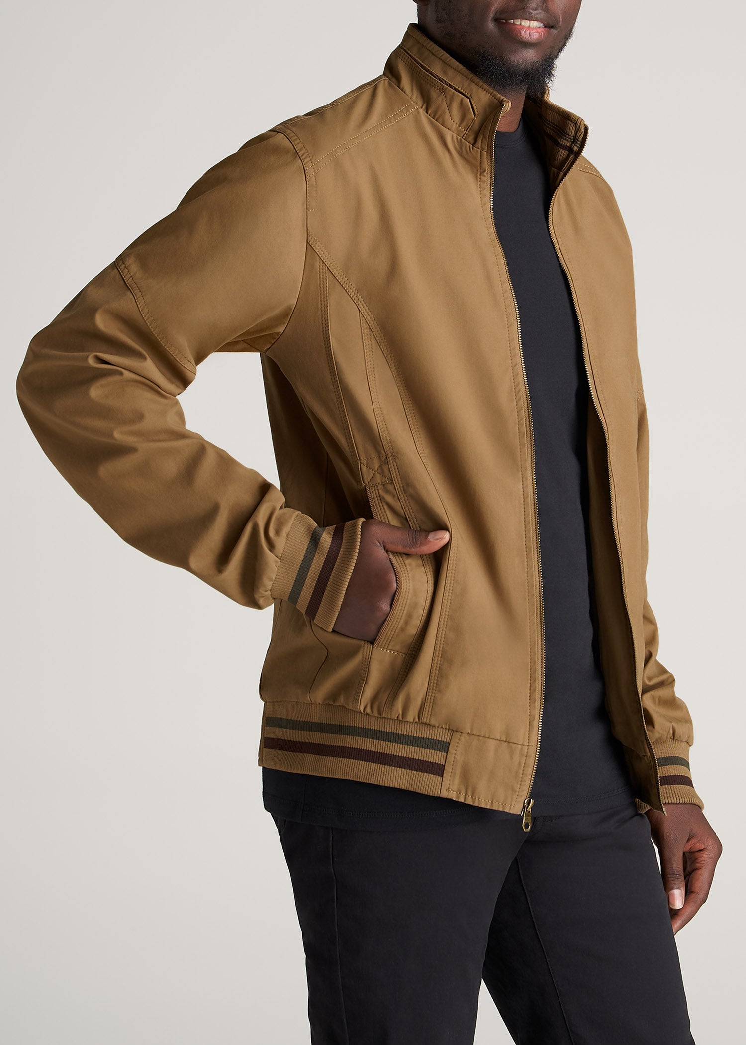 Last Crusade Jacket in Brown Cotton – Wested Leather Co