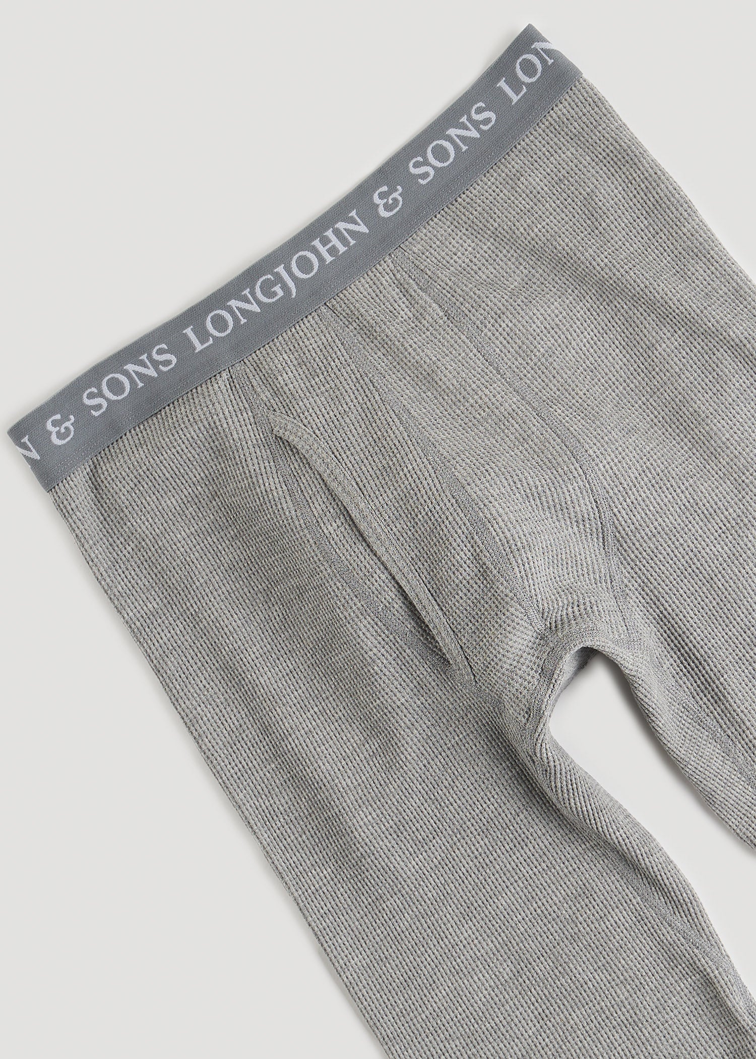 LJ&S Men's Tall Long Underwear Bottoms Grey Mix
