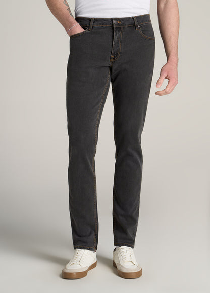 LJ&S TAPERED Jeans for Tall Men in Vintage Black