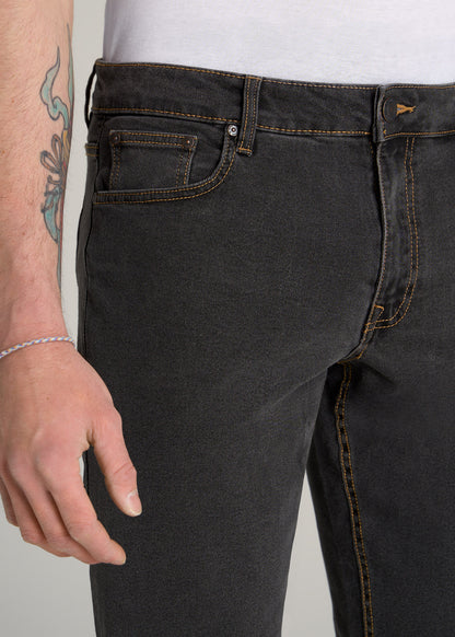 LJ&S TAPERED Jeans for Tall Men in Vintage Black