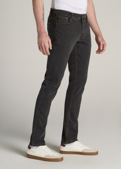LJ&S TAPERED Jeans for Tall Men in Vintage Black