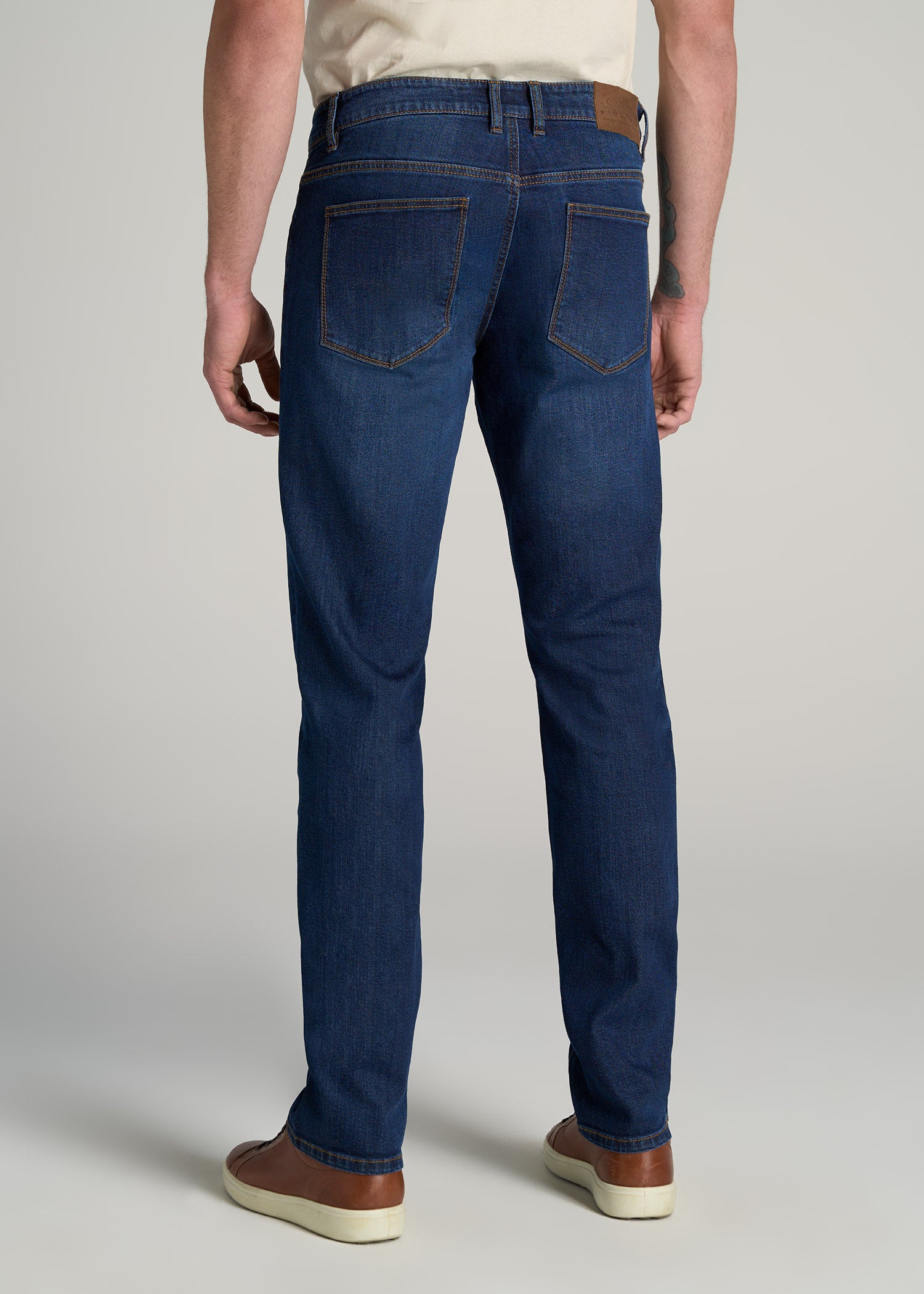         American-Tall-Men-LJ-Slim-Taper-Fit-Carman-Jeans-Charger-Blue-back