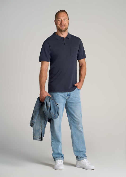     American-Tall-Men-LJ-Slub-Pocket-Polo-Shirt-Vintage-Midnight-Navy-full