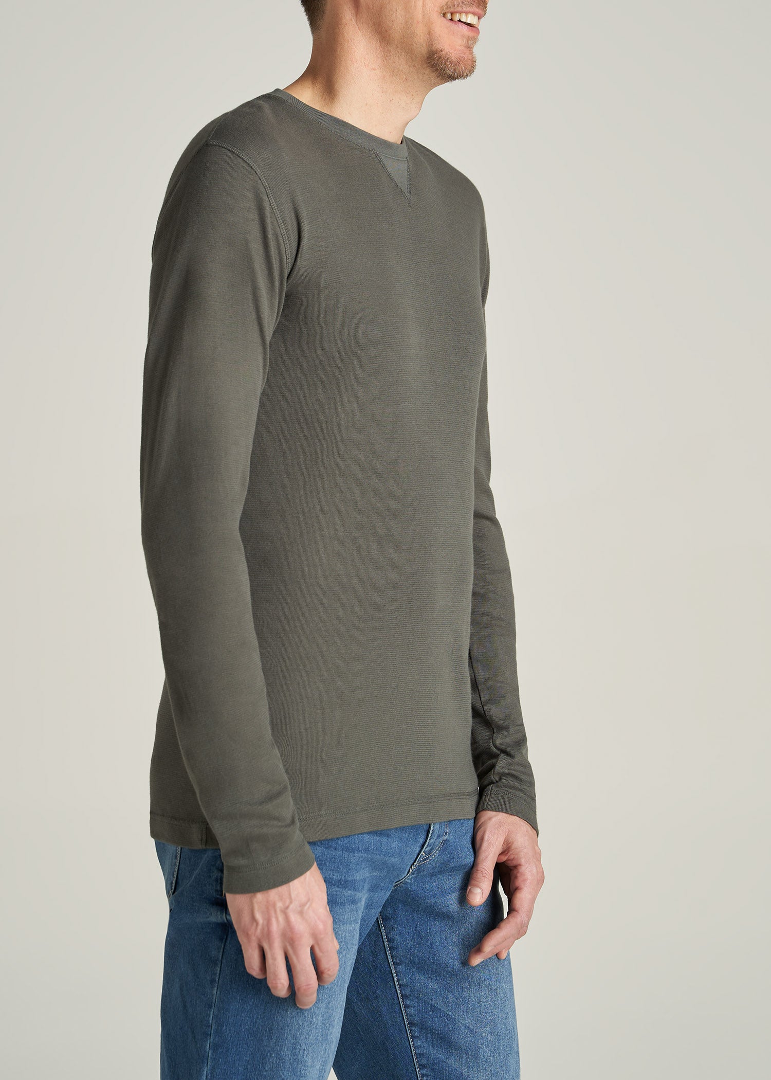 Lightweight Waffle Tall Long Sleeve Shirt