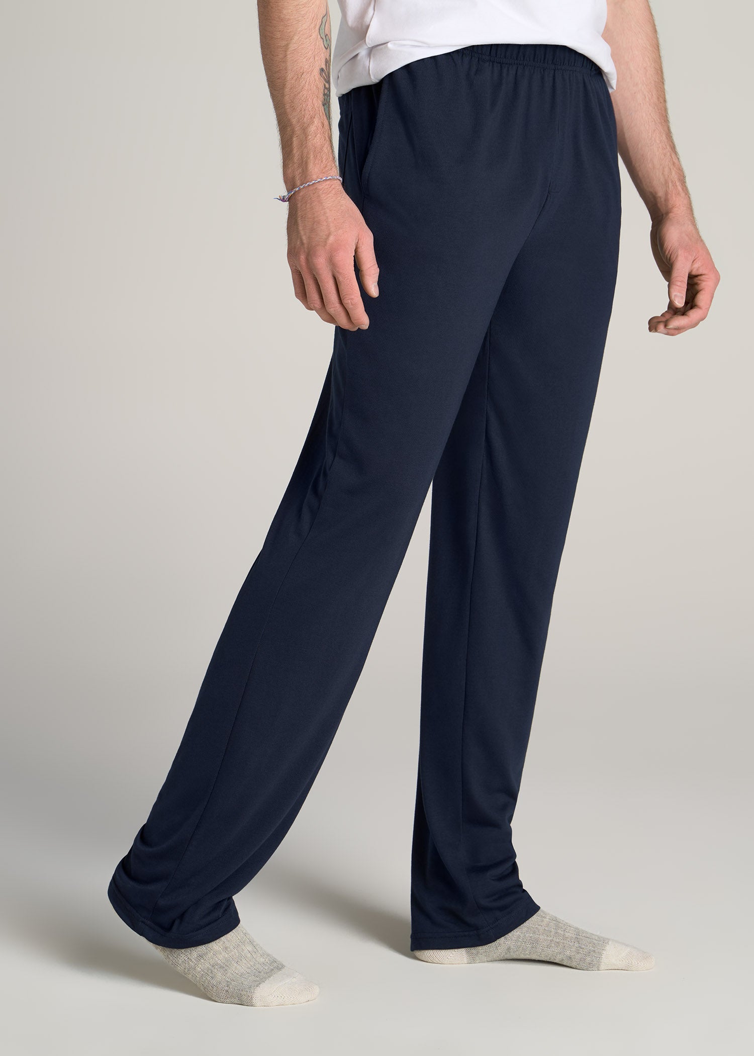 Lounge Pajama Pants for Tall Men in Navy