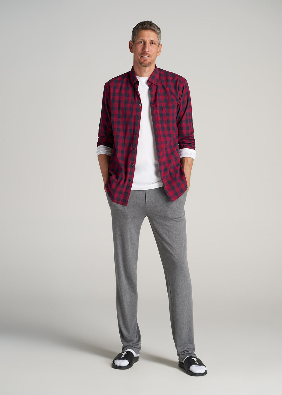 extra tall men's pajamas Summer cotton men pajamas plus size 4xl