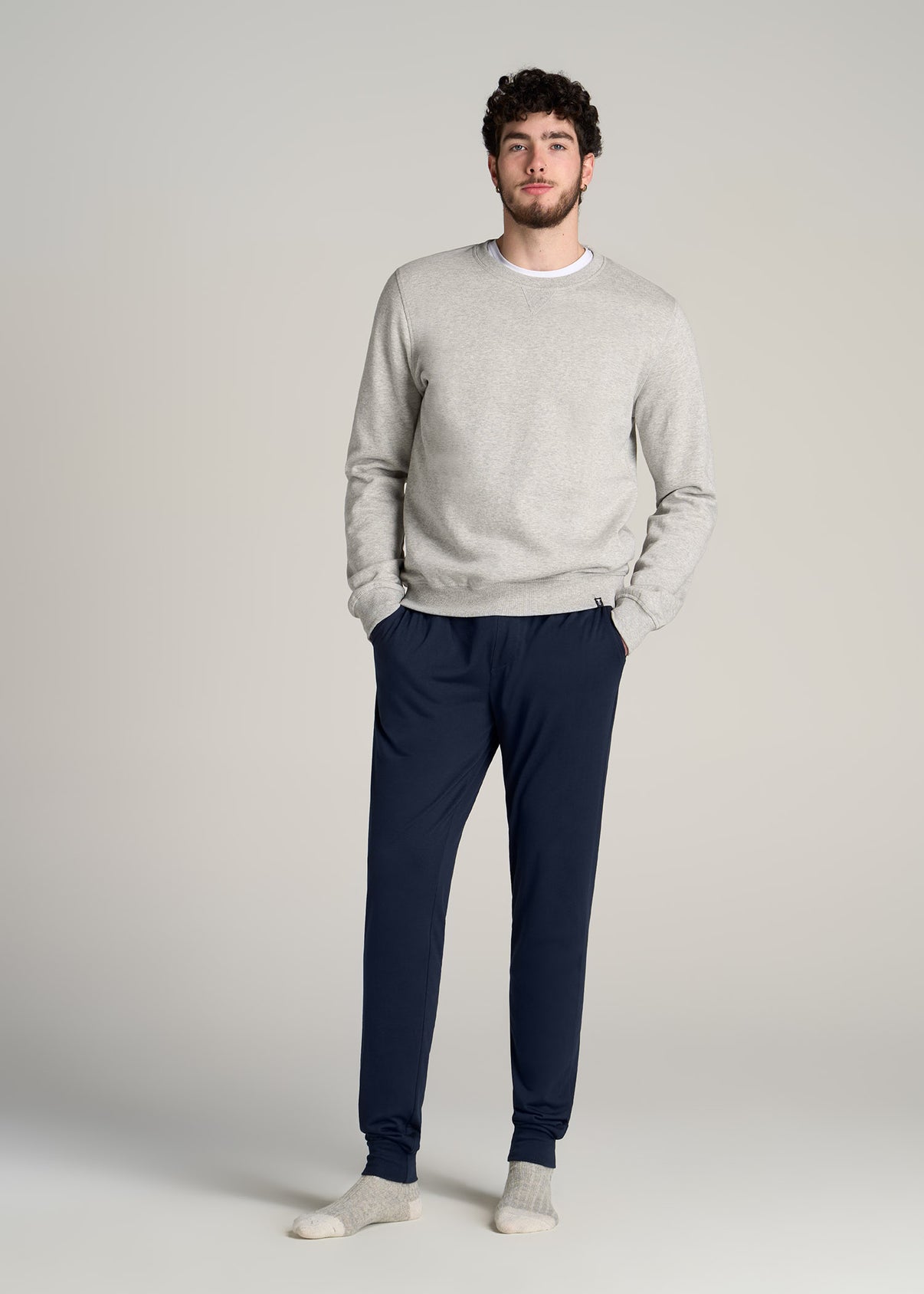 Men's Tall Lounge Pant Jogger Navy | American Tall