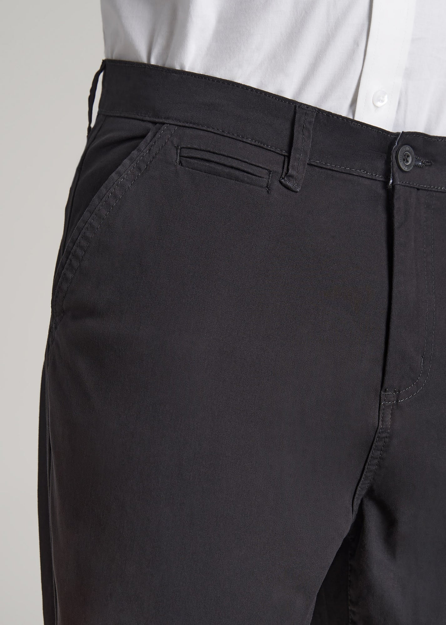 Men's Tall Mason Relaxed Fit Chino Pants Black | American Tall