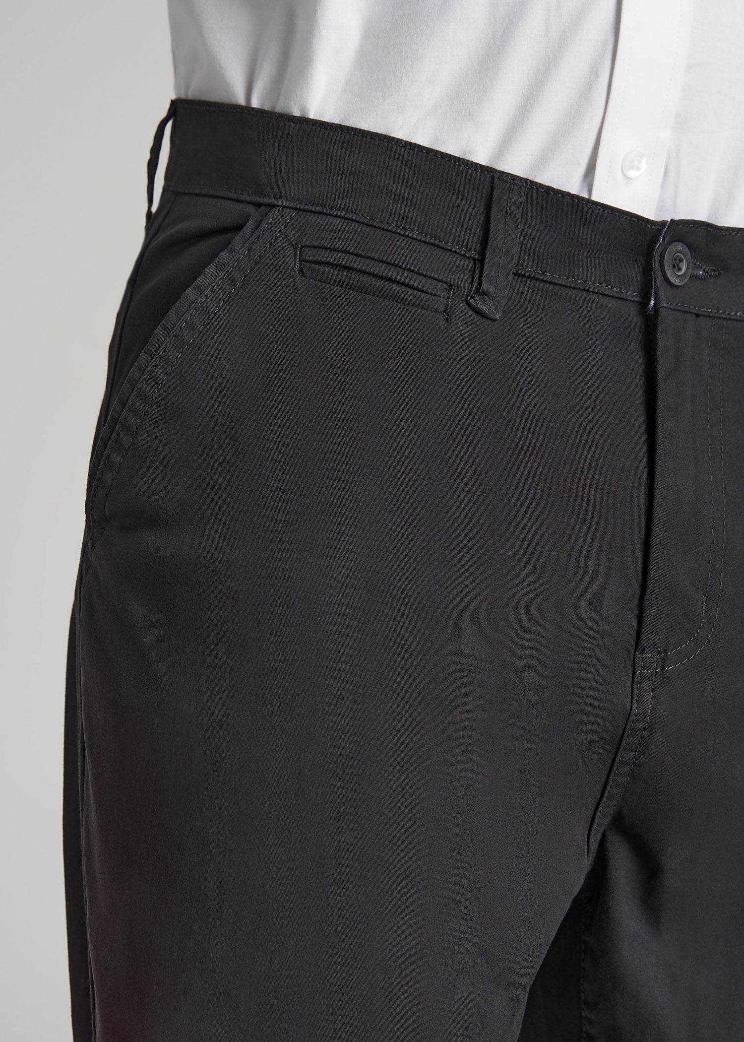 Men's Tall Mason Semi-Relaxed Fit Chino Pants Black