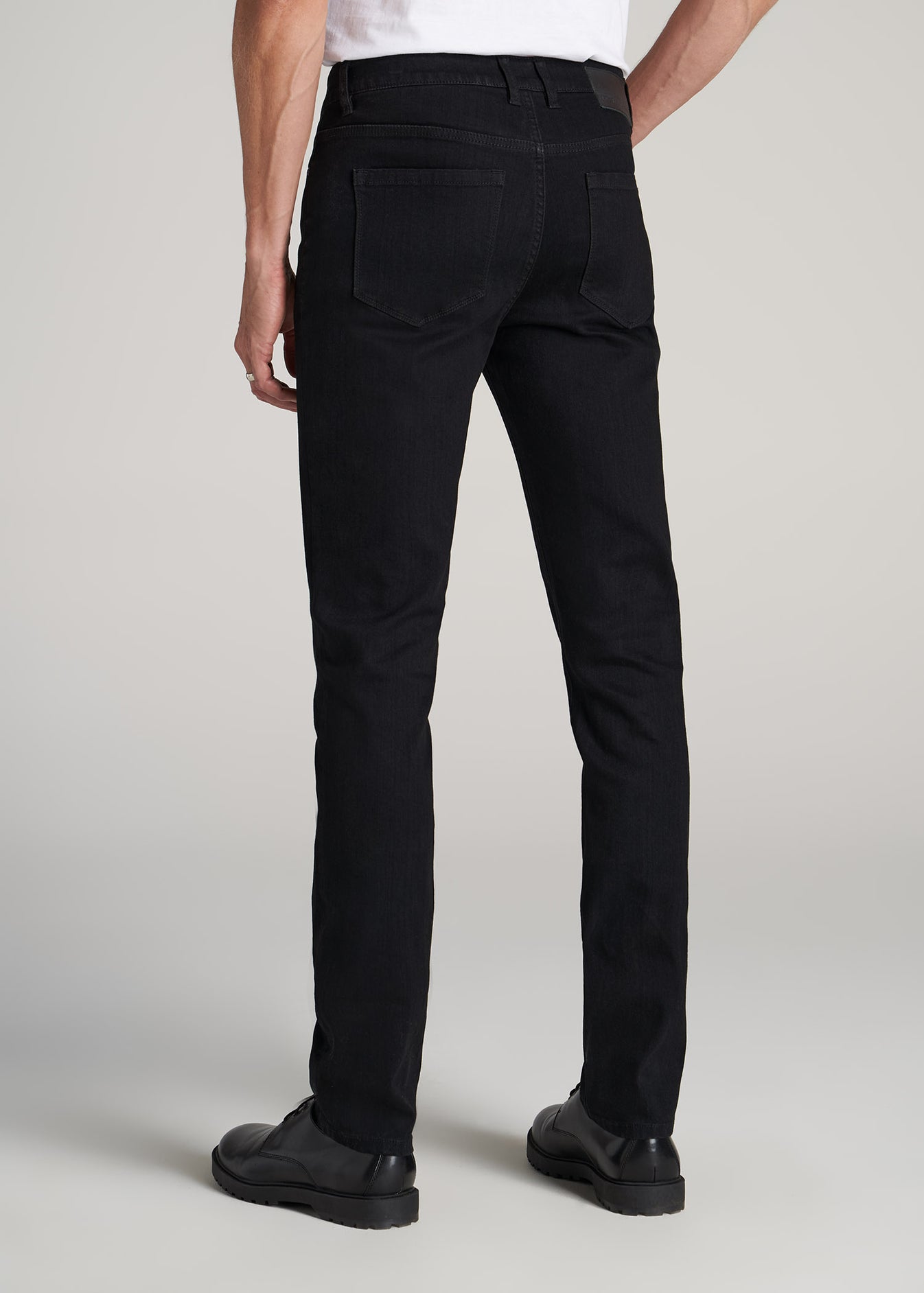 Dylan Slim Fit Jeans: Black Slim-fit Jeans for Tall Men – American Tall