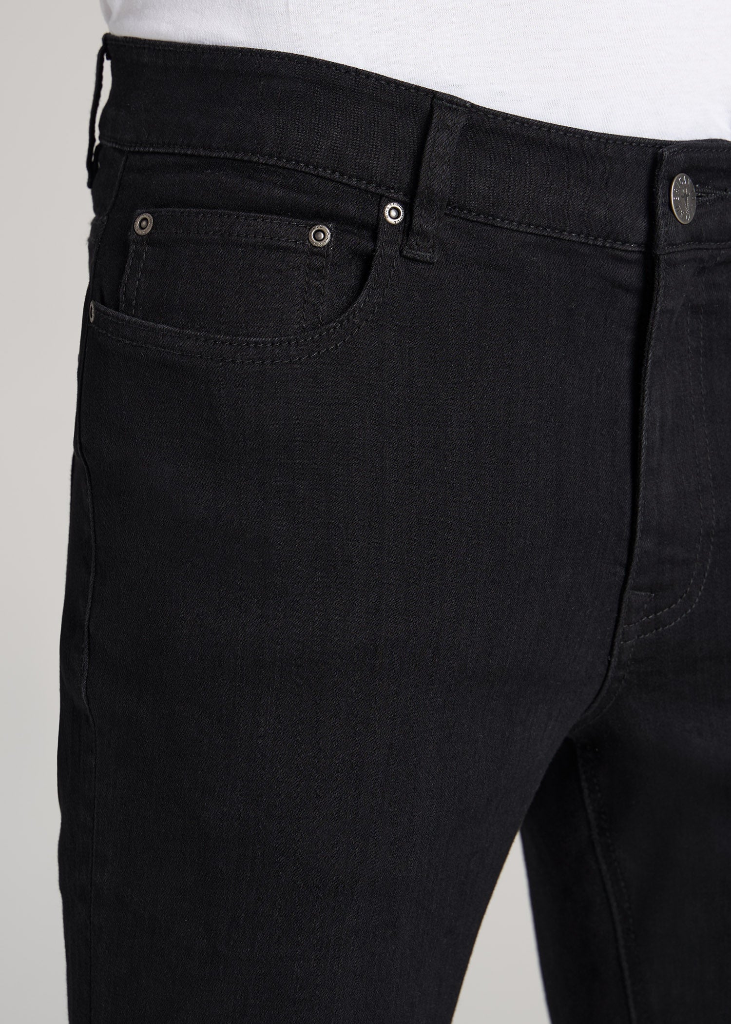Dylan Slim Fit Jeans Washed Faded Black For Tall Men