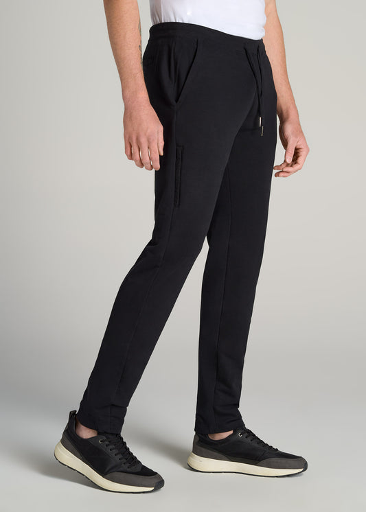    American-Tall-Men-Microsanded-French-Terry-Sweatpant-Black-side