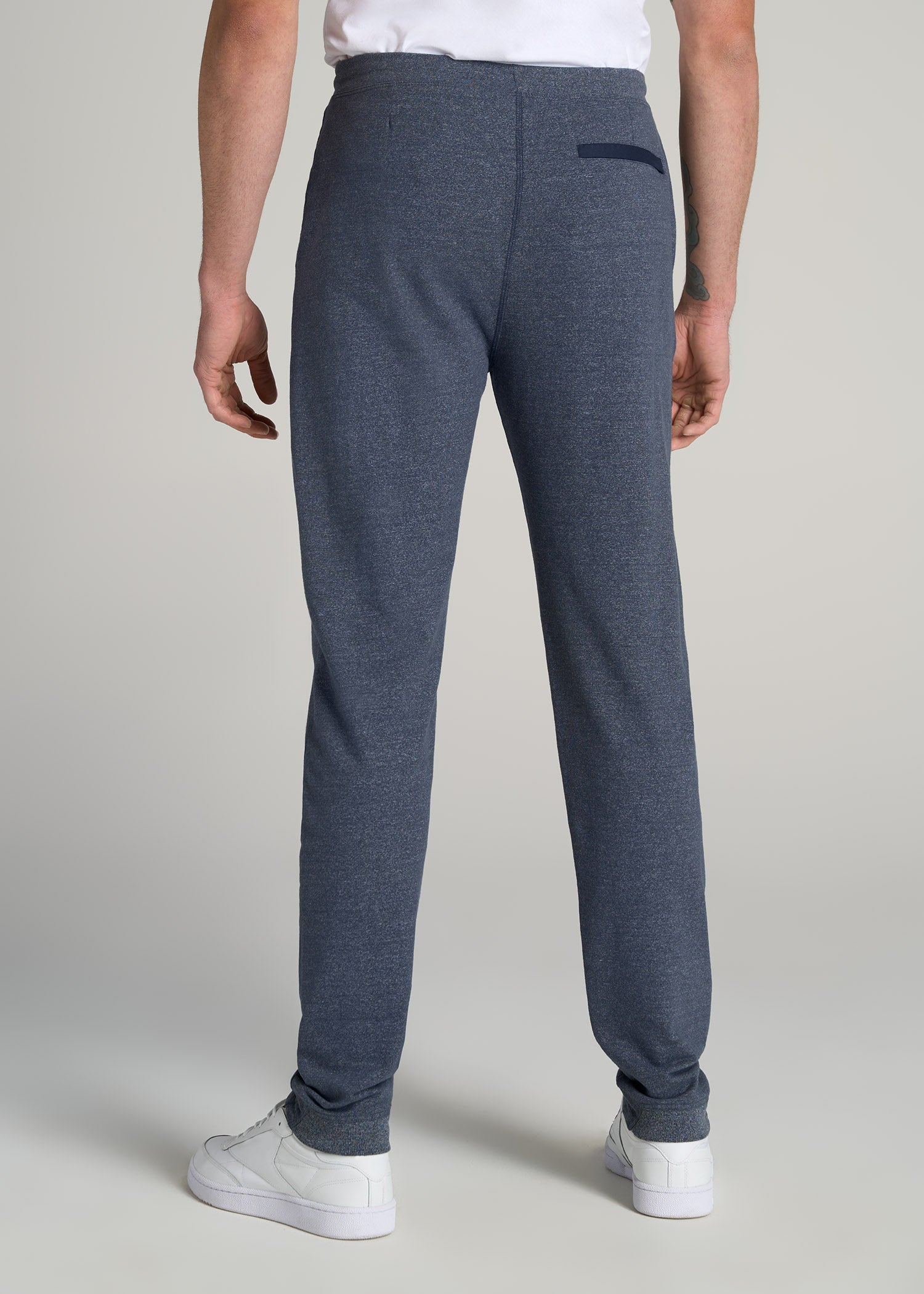       American-Tall-Men-Microsanded-French-Terry-Sweatpant-Navy-Mix-back