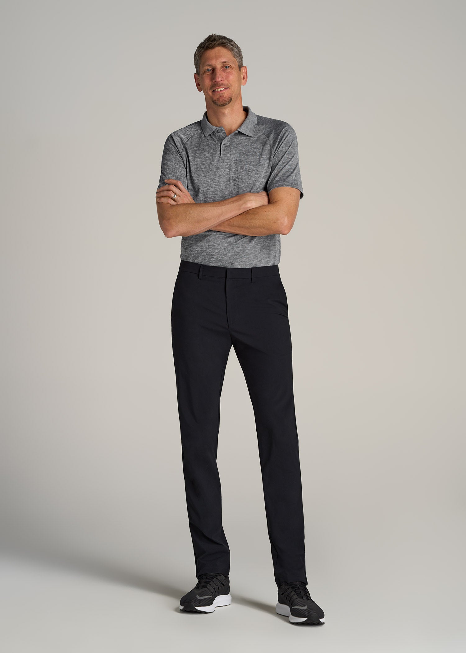 Men's Tall Performance Casual Pants Black