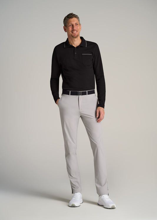 American Tall Men Performance Casual Pants Light Grey
