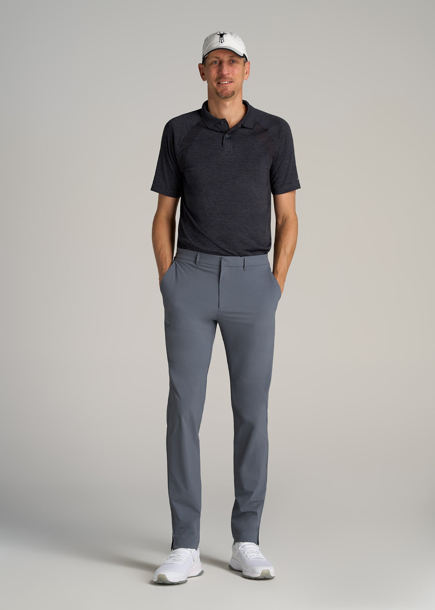 Men's Tall Performance Casual Pants Smoky Blue | American Tall