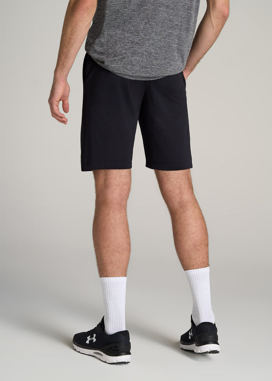    American-Tall-Men-Performance-Engineered-Athletic-Shorts-Black-back