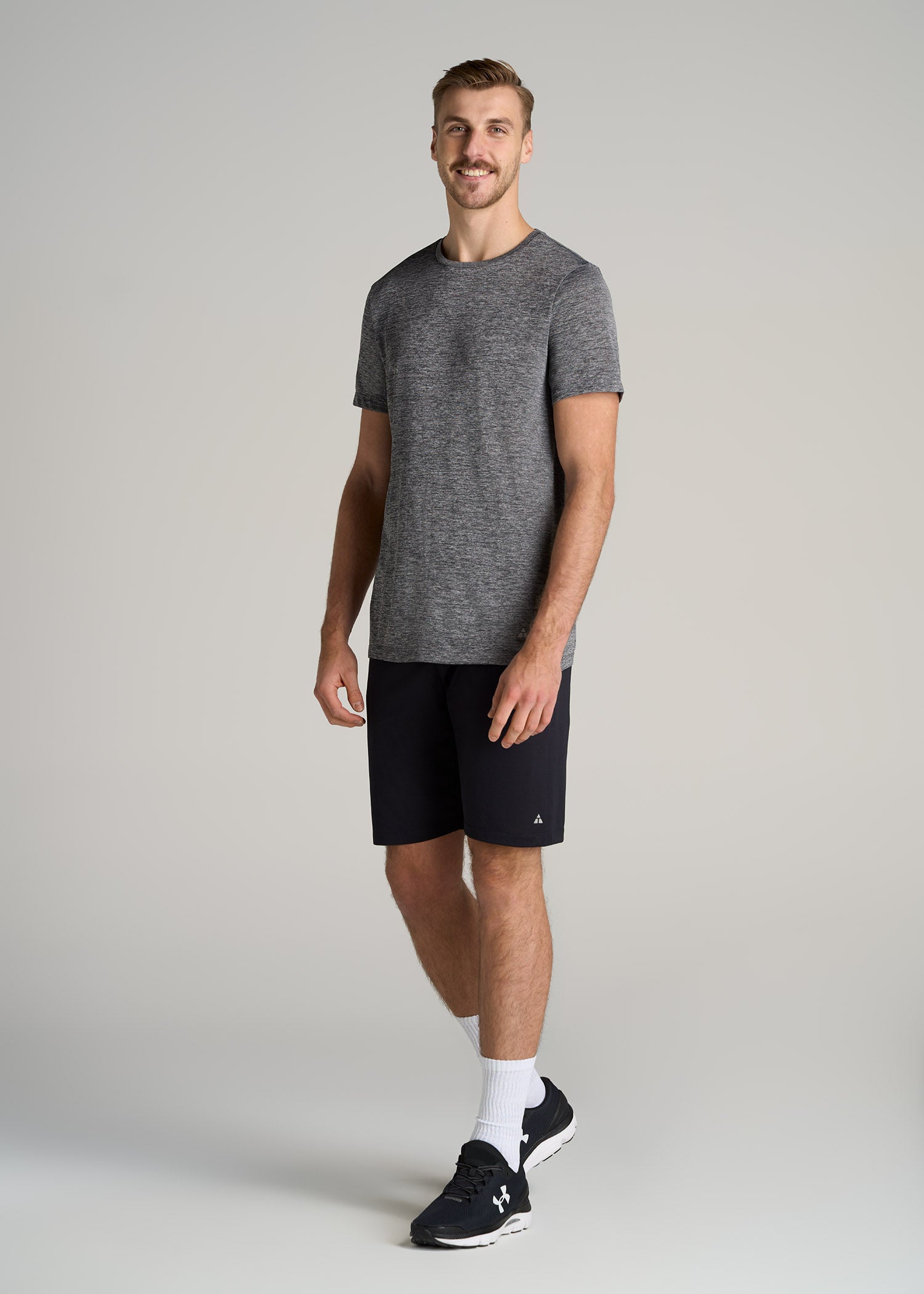 American-Tall-Men-Performance-MODERN-FIT-Athletic-Jersey-Tee-Grey-Mix-full