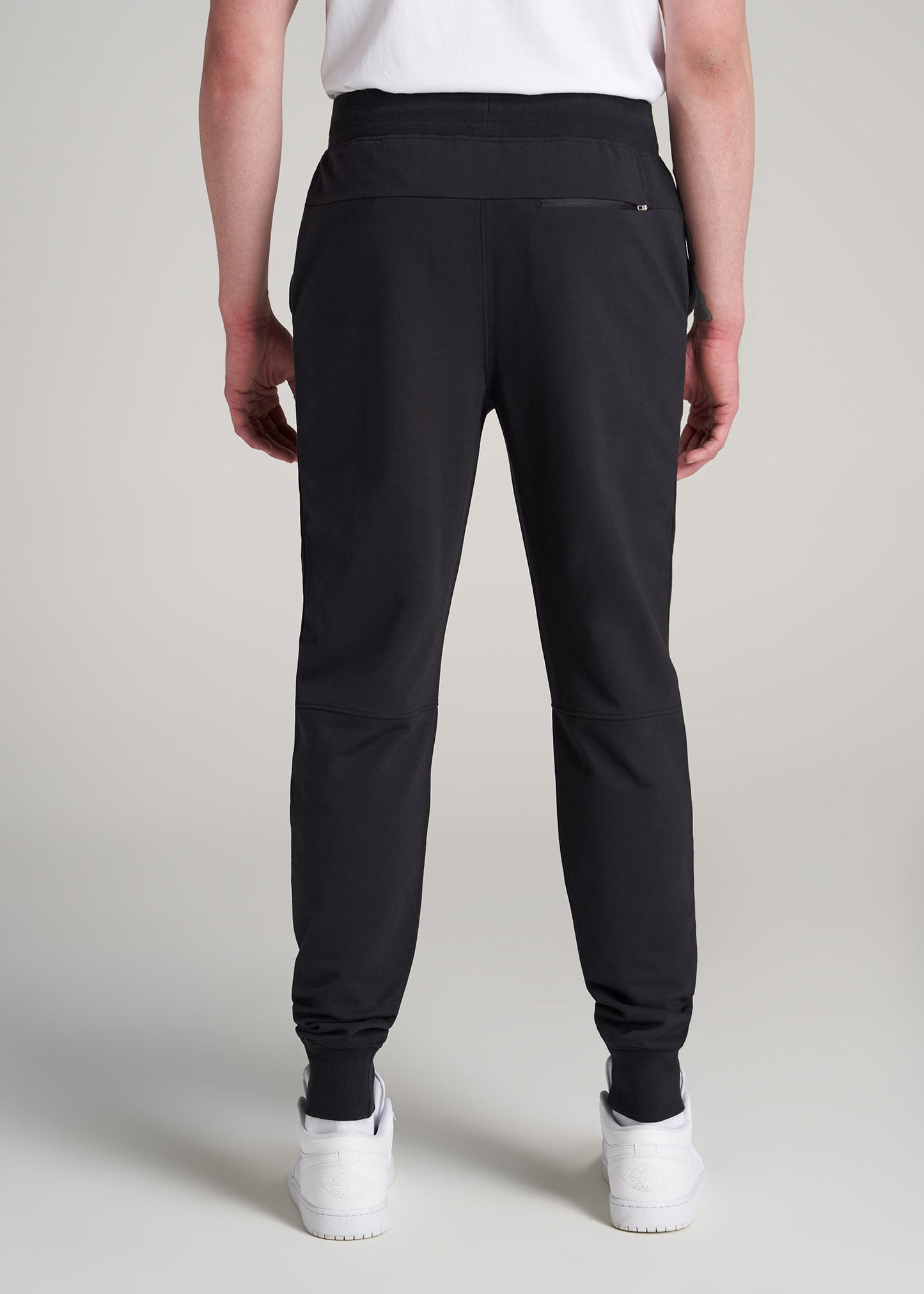 Black Tall A.T. Performance Slim French Terry Joggers | American Tall