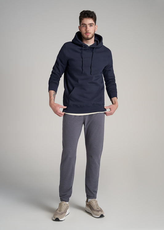       American-Tall-Men-Performance-Tapered-French-Terry-Sweatpants-Charcoal-Mix-full