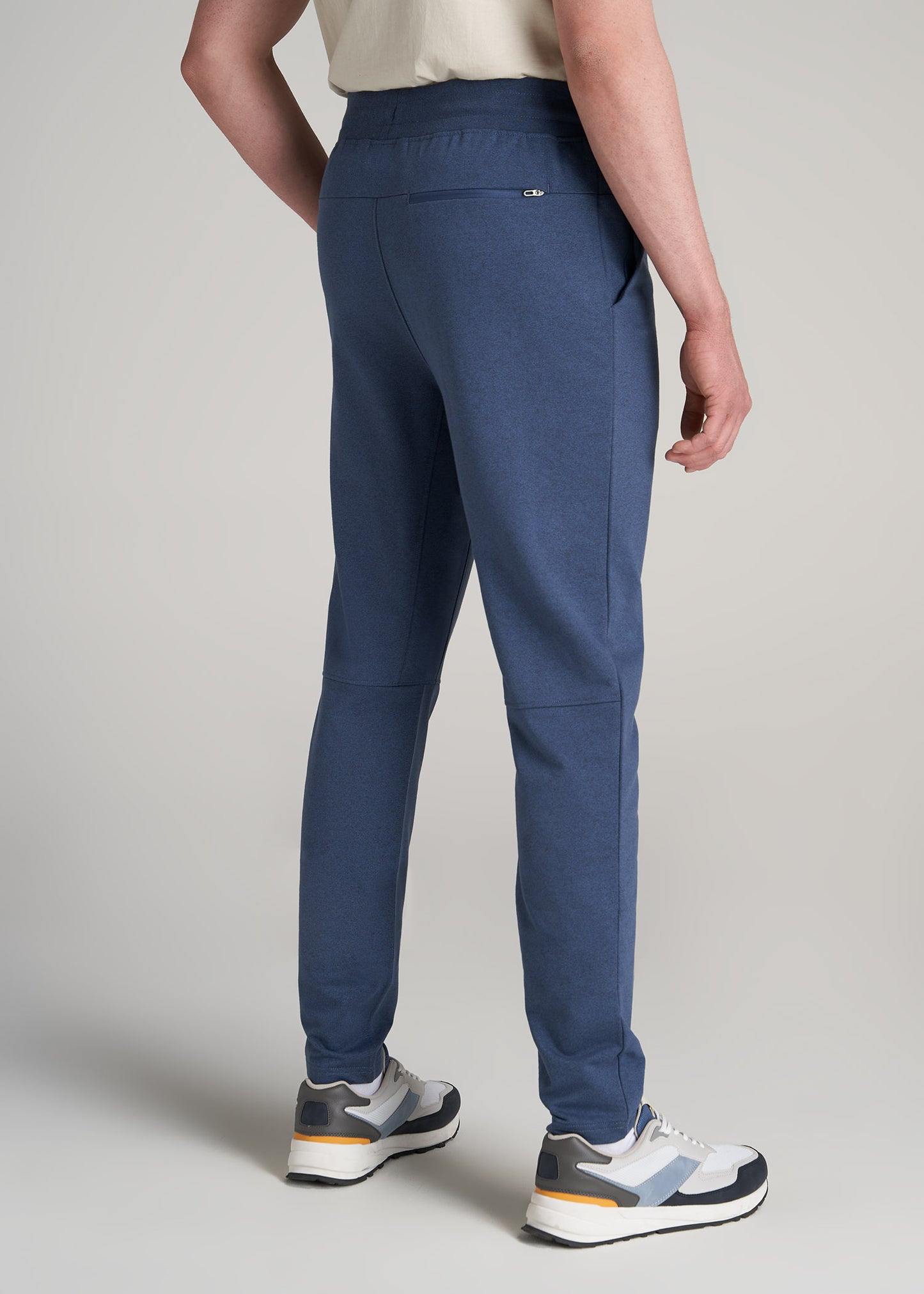 Performance Sweatpants: Men Tall French Terry Tech Navy Sweatpants –  American Tall