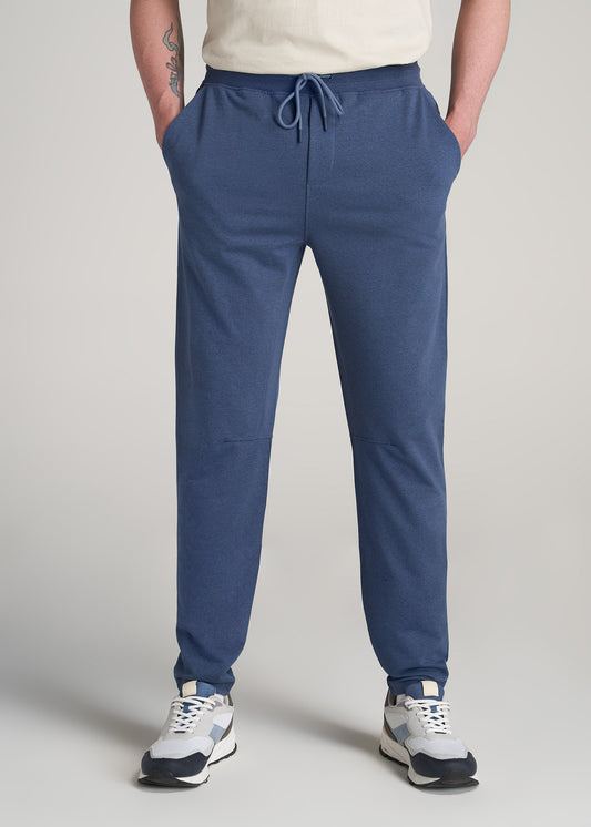       American-Tall-Men-Performance-Tapered-French-Terry-Sweatpants-Navy-Mix-front