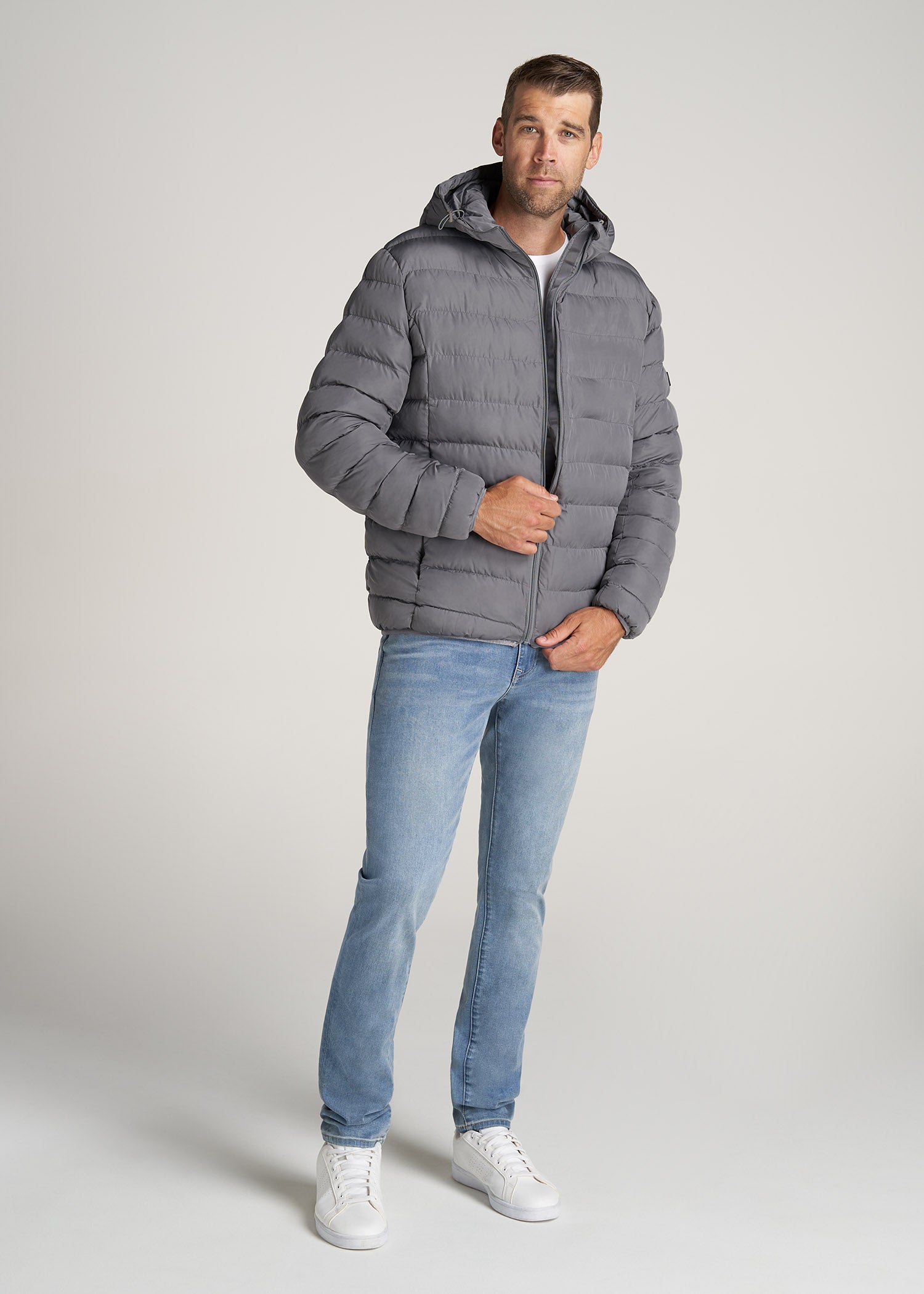 Buy ADIDAS Originals Men Blue Hooded Puffer Jacket - Jackets for Men  18527418 | Myntra
