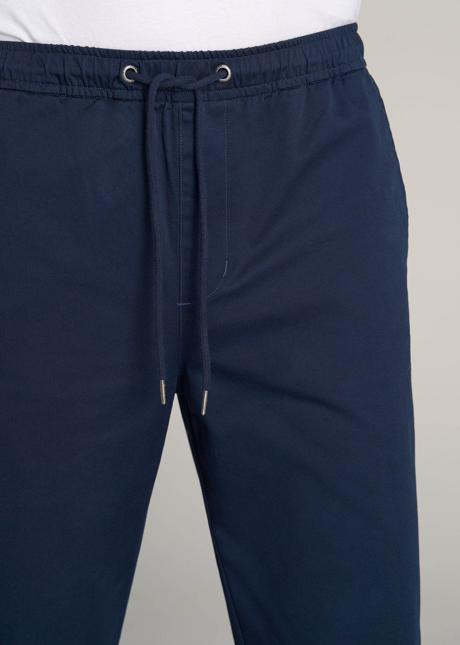 Stretch Pull On Deck Pants For Tall Men Navy | American Tall