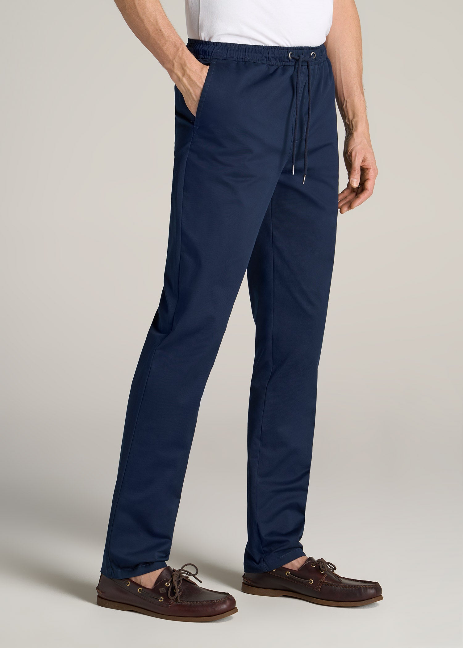 American-Tall-Men-Pull-On-Deck-Stretch-Pants-Navy-side