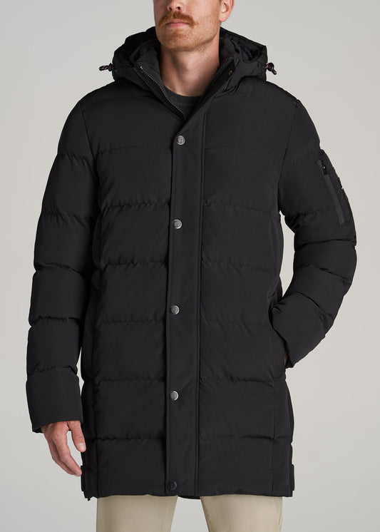    American-Tall-Men-Quilted-Long-Parka-Black-front