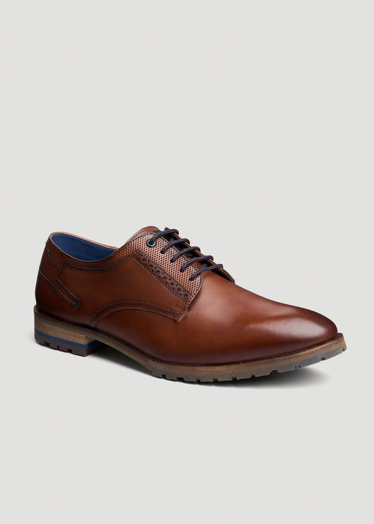       American-Tall-Men-Rugged-Oxford-Tan-Brown-front