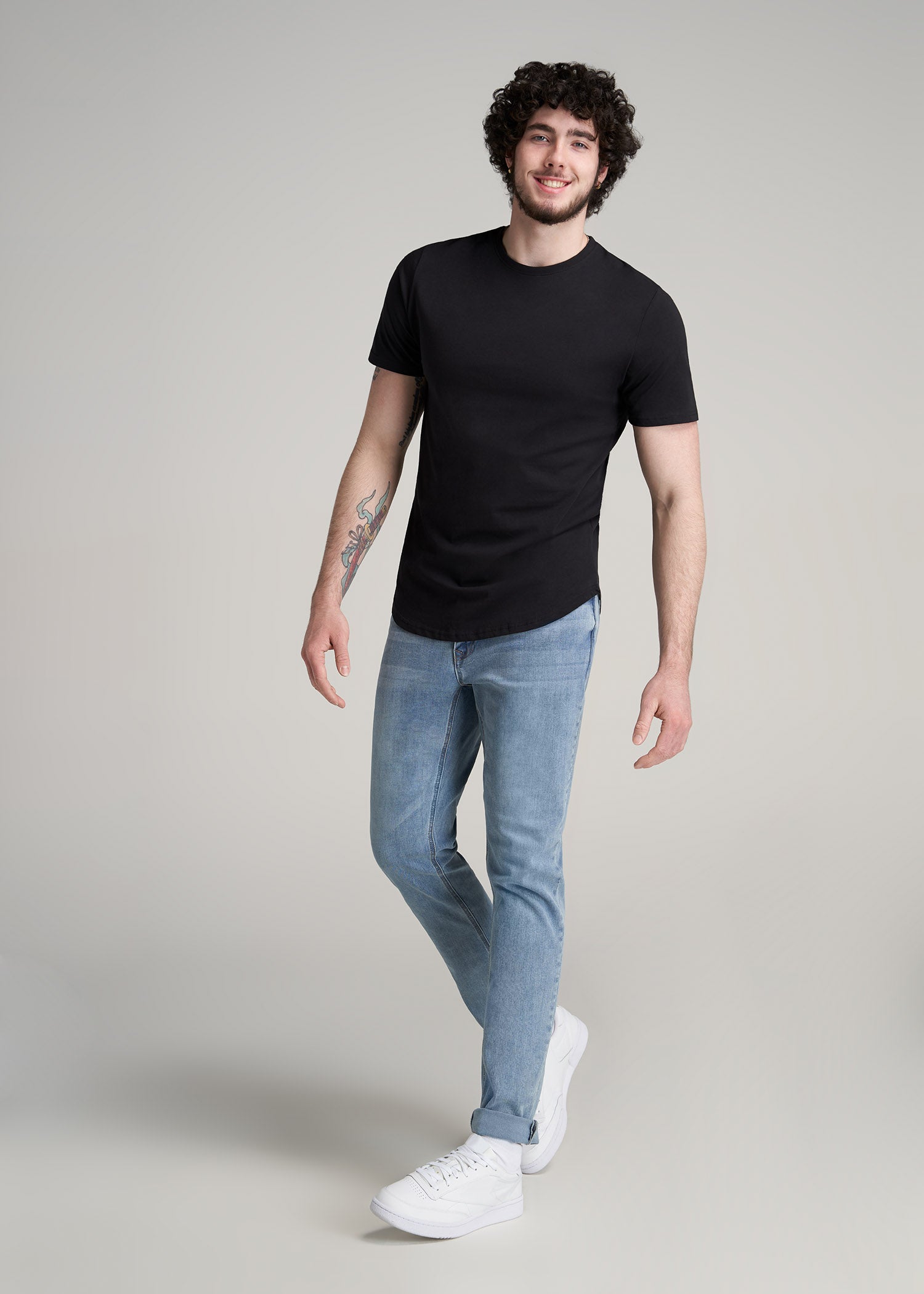 T-shirts Mens: Men's Tall Bottom Tees | American Tall