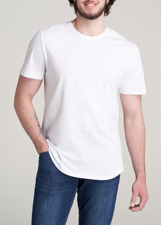    American-Tall-Men-ScoopBottom-Tee-White-front