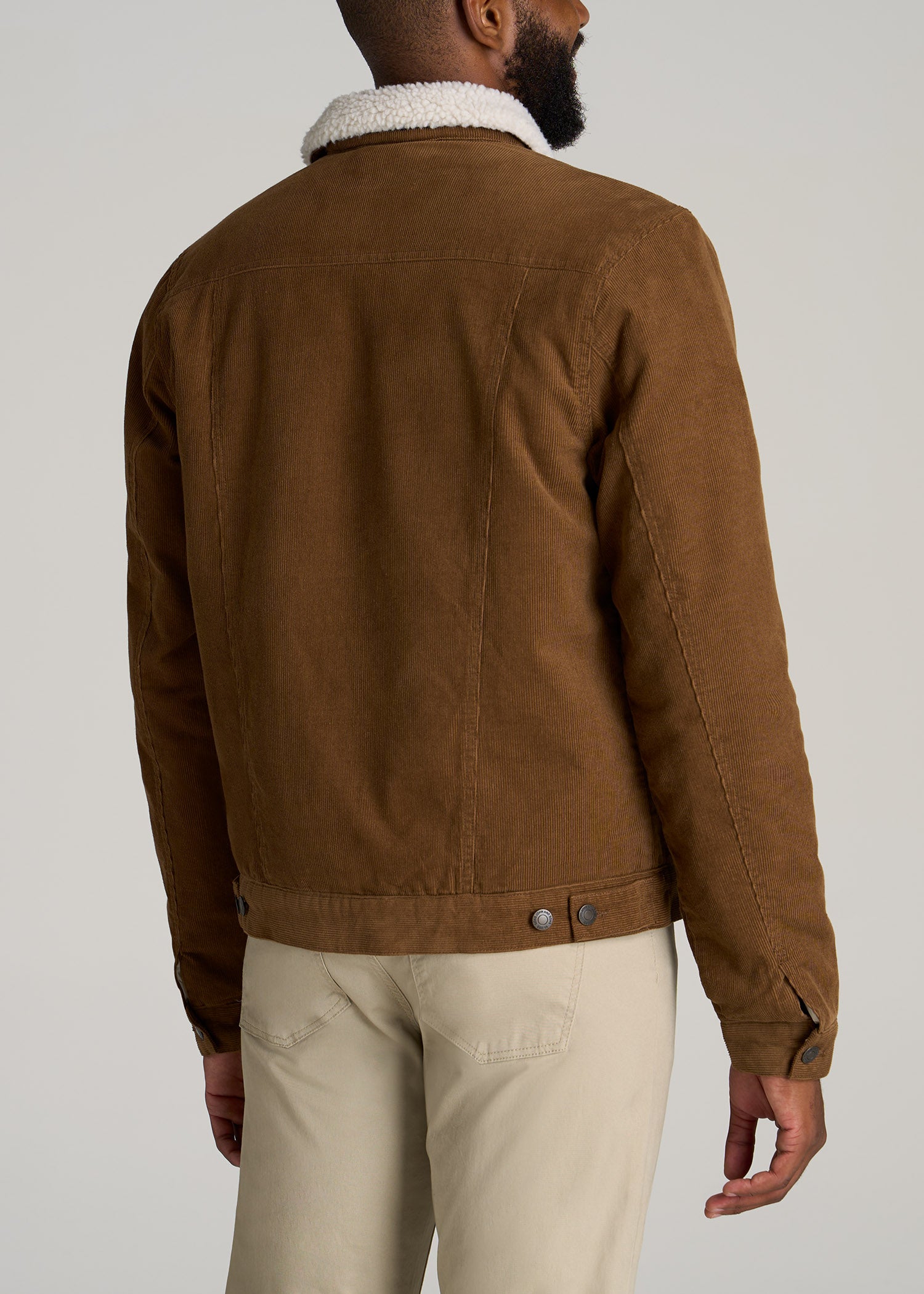 Men's faux shearling jacket with pocket, Pyjamas