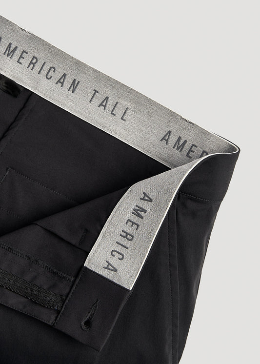       American-Tall-Men-TAPERED-FIT-Traveler-Chino-Pants-for-Tall-Men-in-Black-LayDown