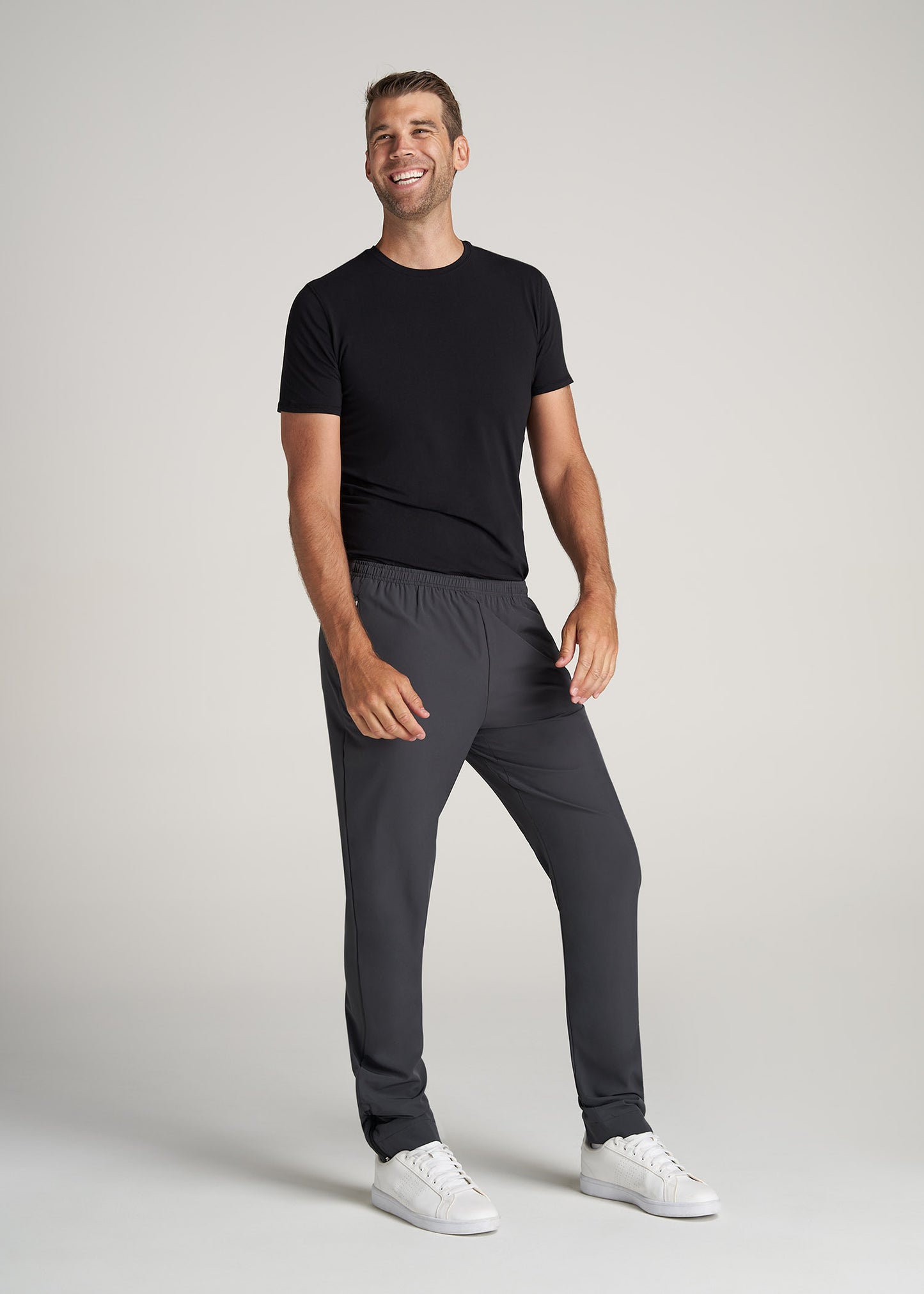 American-Tall-Men-TaperedFit-LightWeight-AthleticPant-Charcoal-full