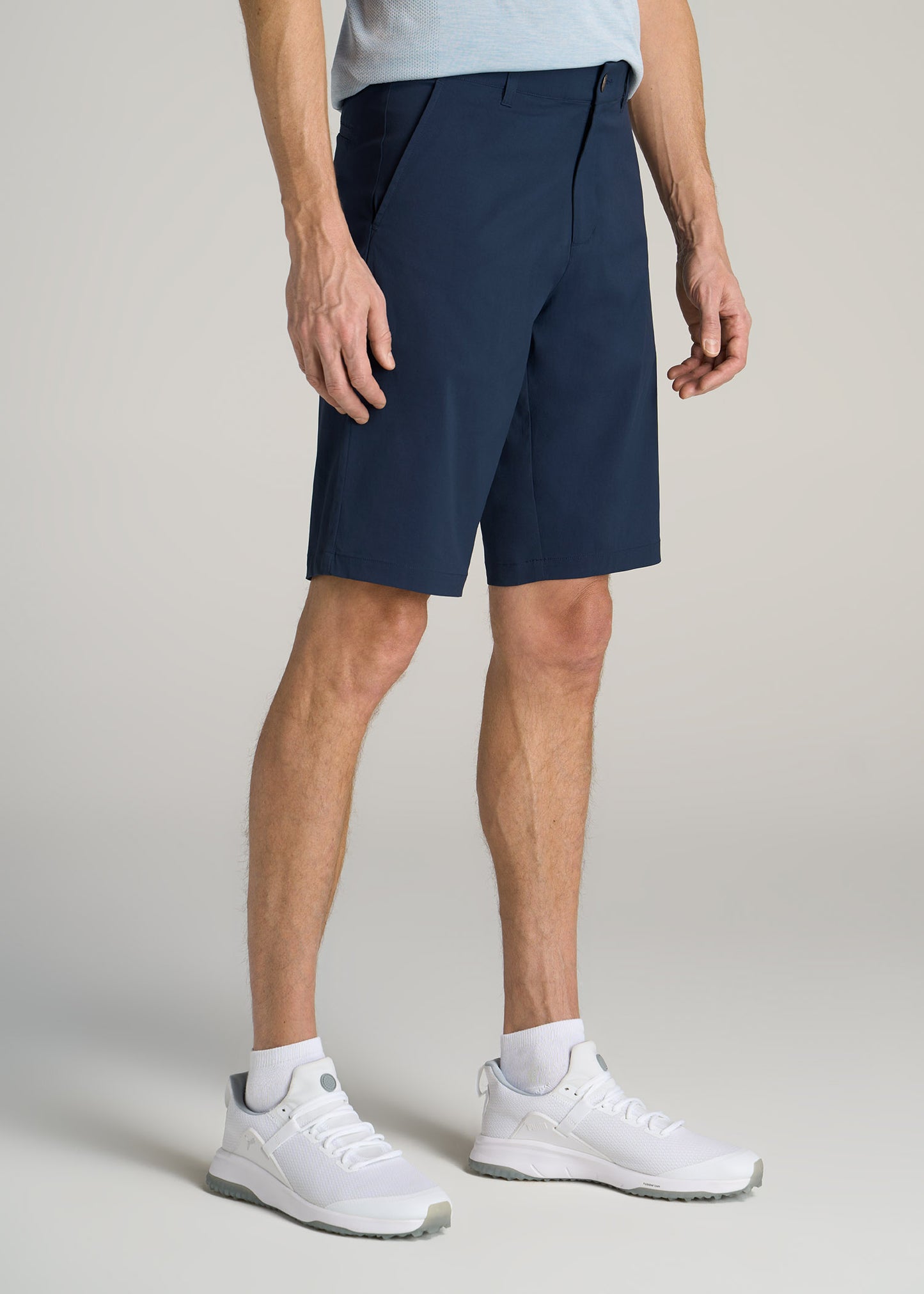    American-Tall-Men-Traveler-Chino-Shorts-Marine-Navy-side