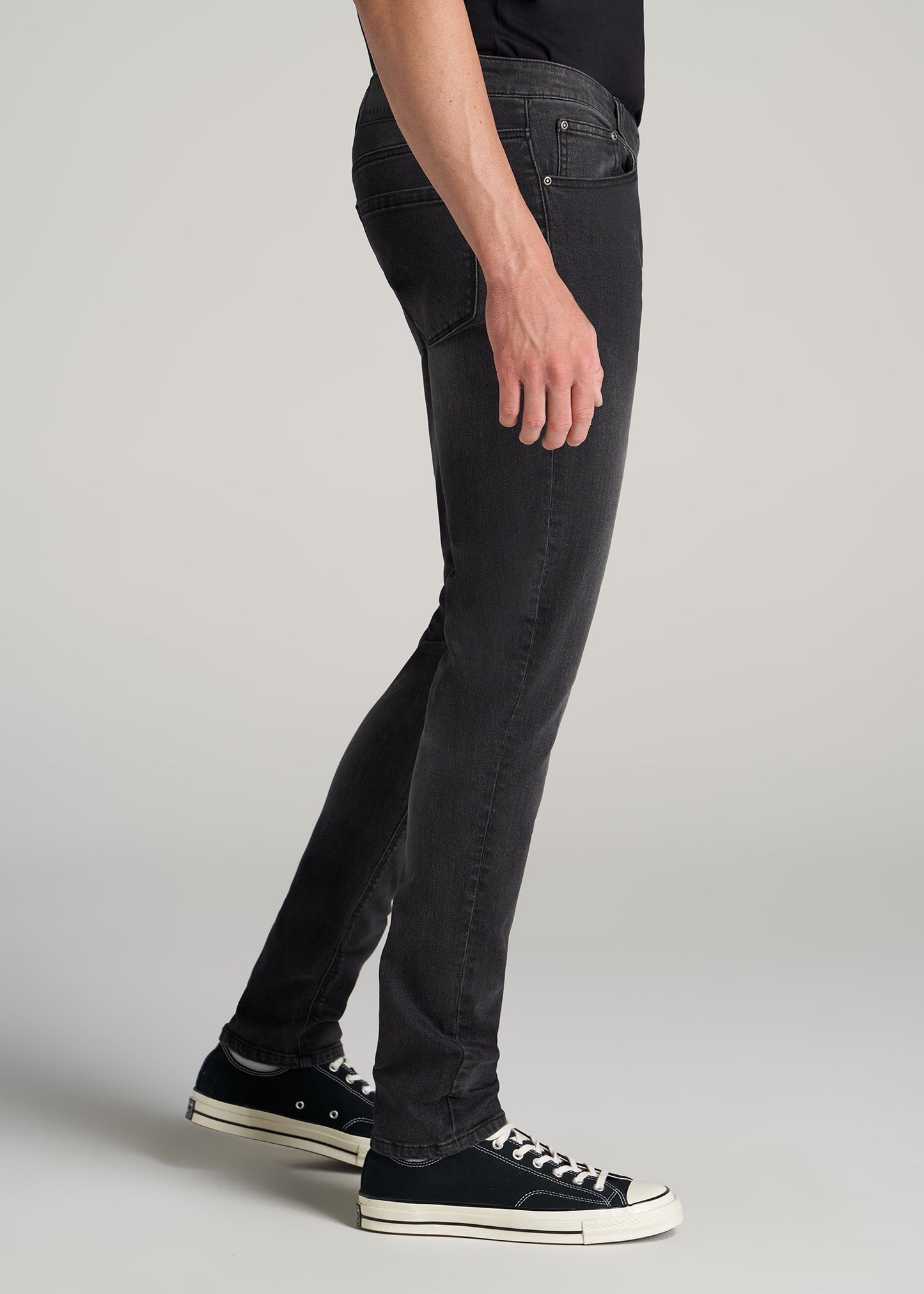 Travis SKINNY Jeans for Tall Men in Dark Smoke