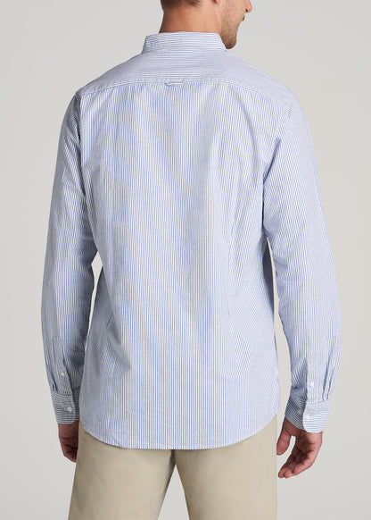    American-Tall-Men-Vintage-Wash-Oxford-Shirt-Blue-Banker-Stripe-back