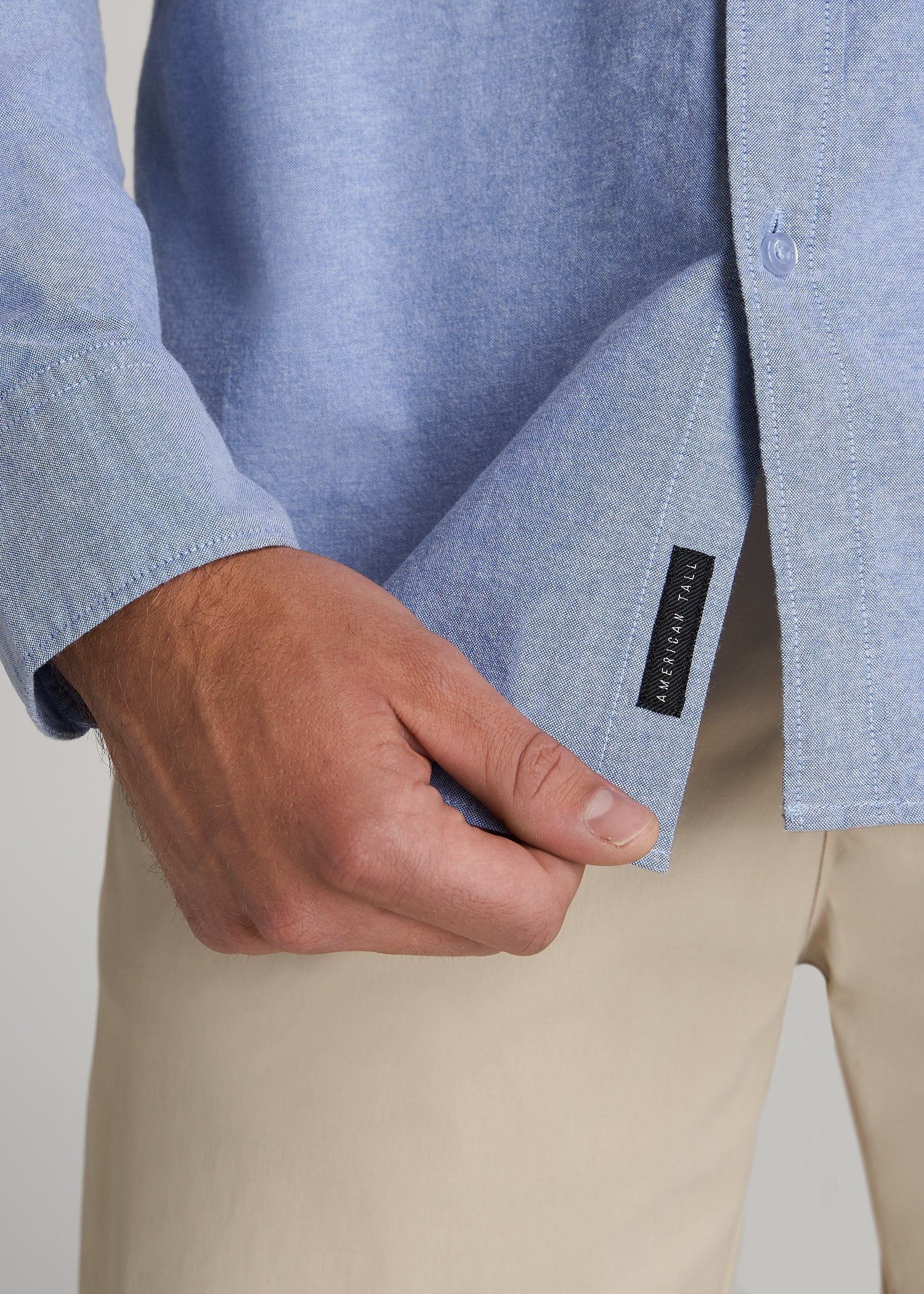    American-Tall-Men-Vintage-Wash-Oxford-Vintage-Indigo-tag