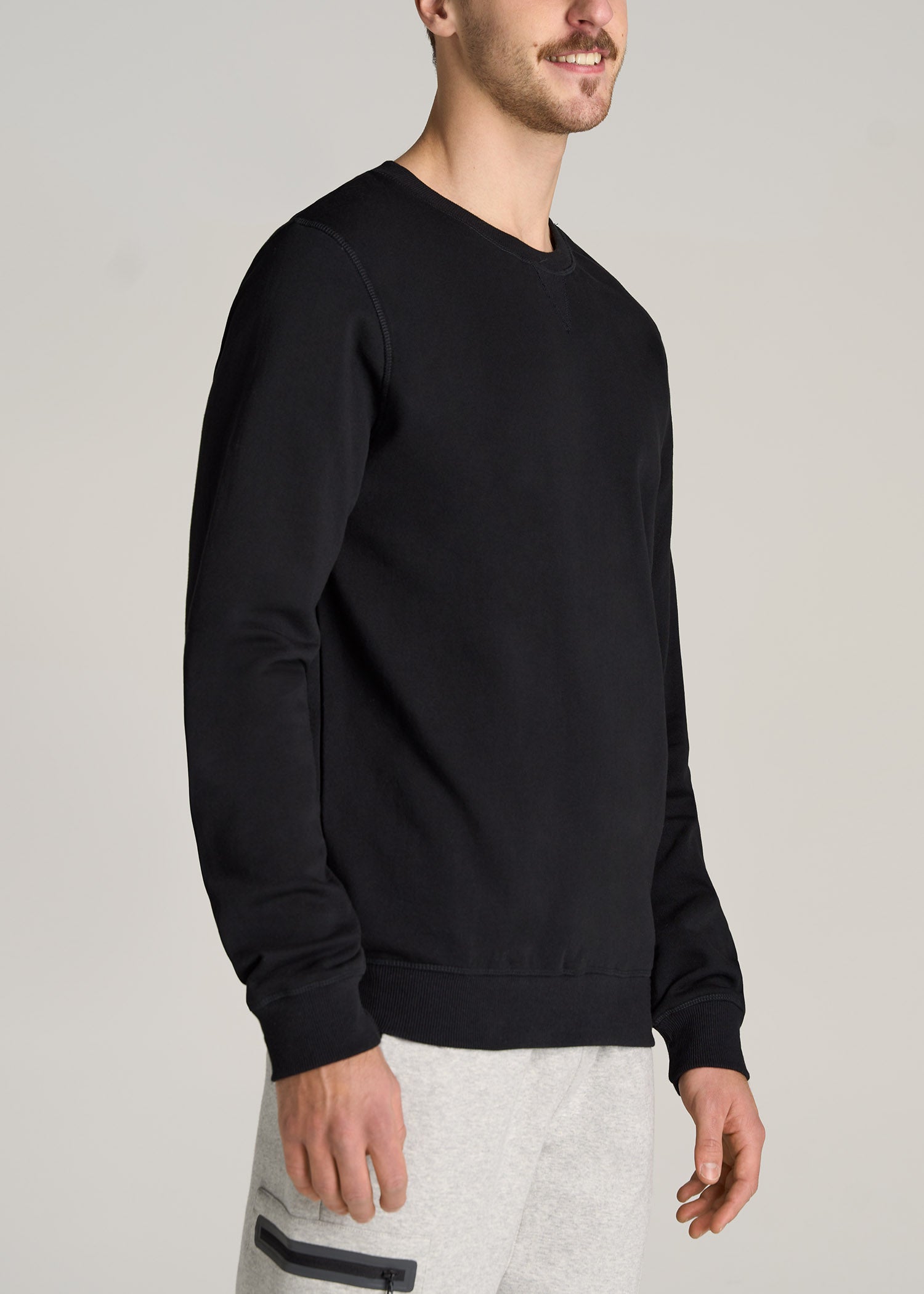 Calvin Klein Men's Modern Cotton Lounge Crewneck Sweatshirt, Black