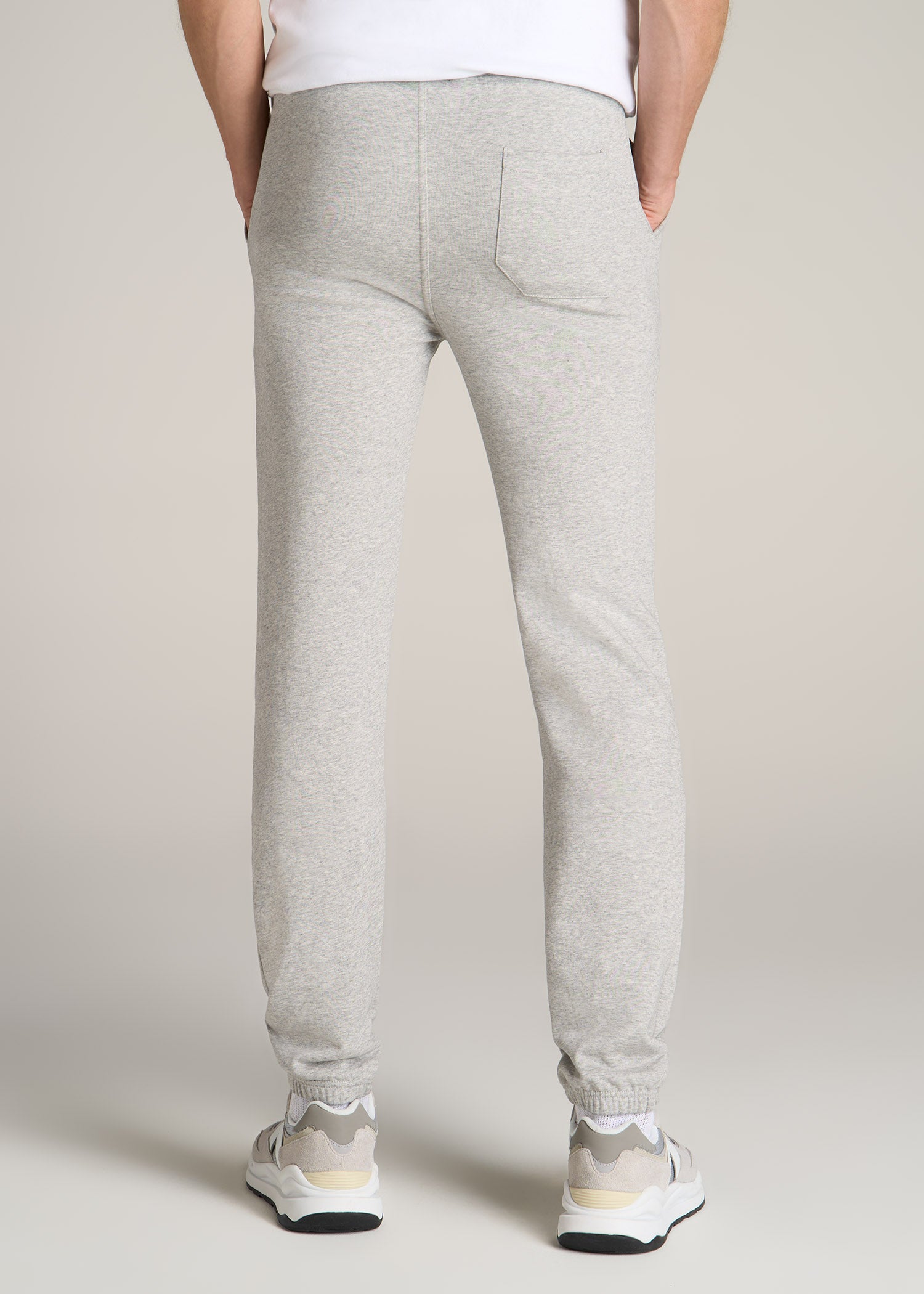 Men's Tall French Terry Sweatpants: Grey Mix Sweatpants – American Tall